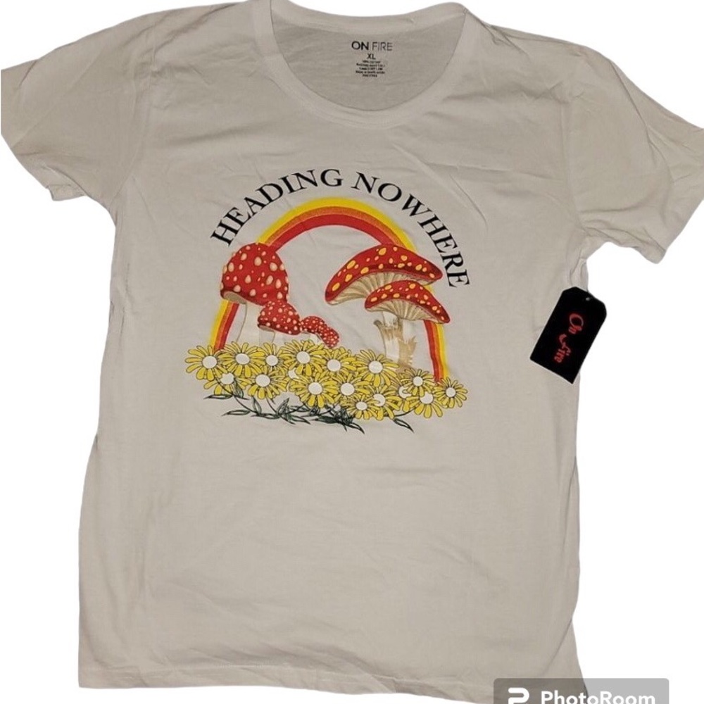 NWT On Fire “Heading Nowhere” Women’s Tee Shirt T-Shirt